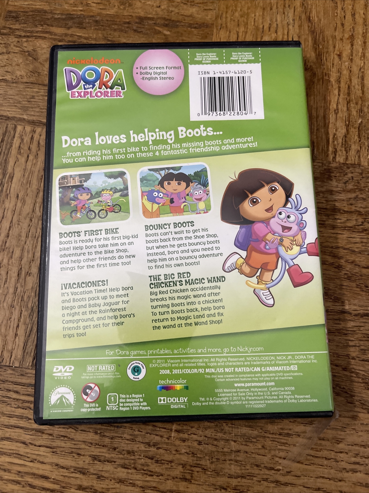 Dora The Explorer Dora Loves Boots DVD 97368228047 eBay