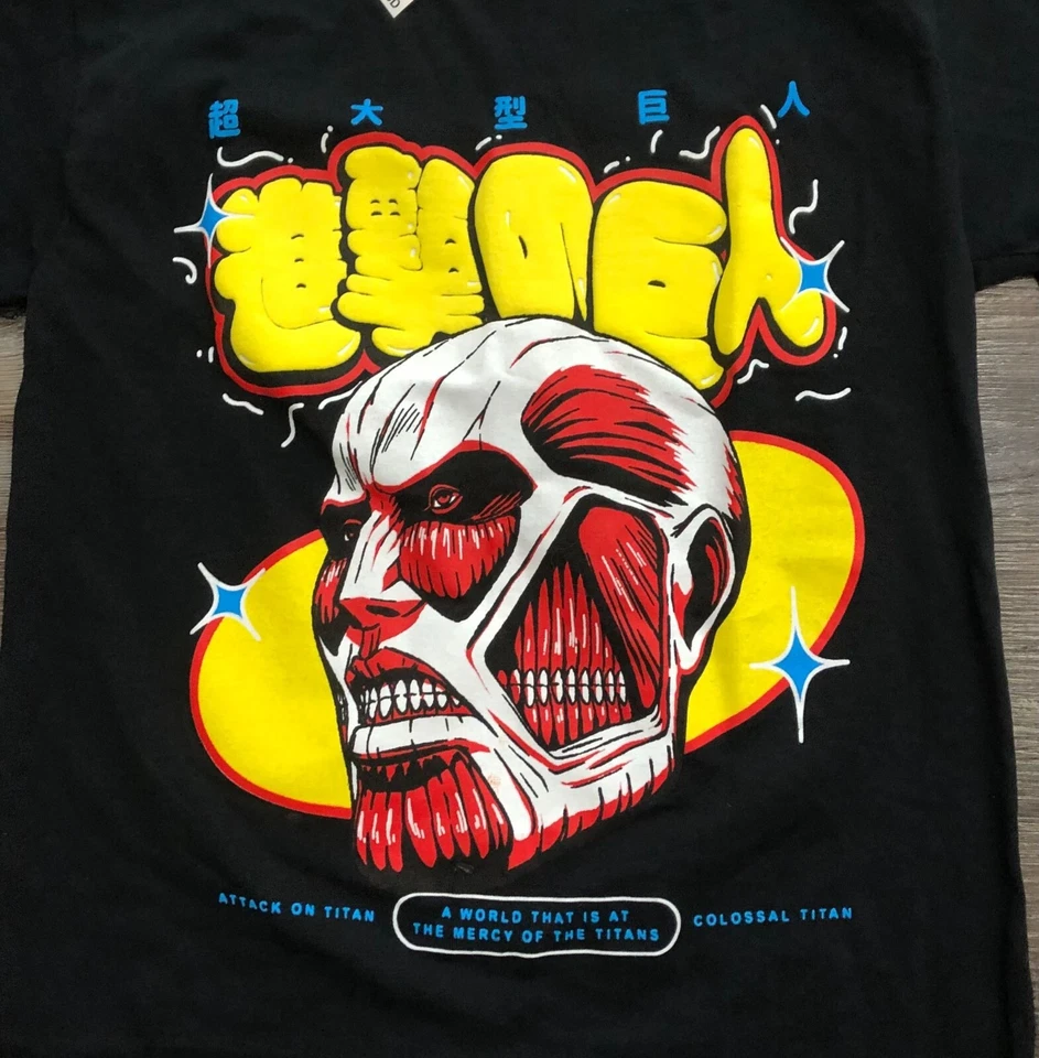 Camiseta Attack of Titan Temporada Final Adulto Pequeña Anime Nueva con Etiquetas Foto 2 de 4