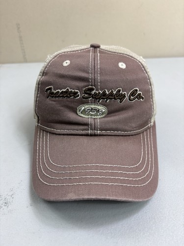 Baseballmütze Tractor Supply Riemen hinten verstellbar braun Baumwolle Farmer County