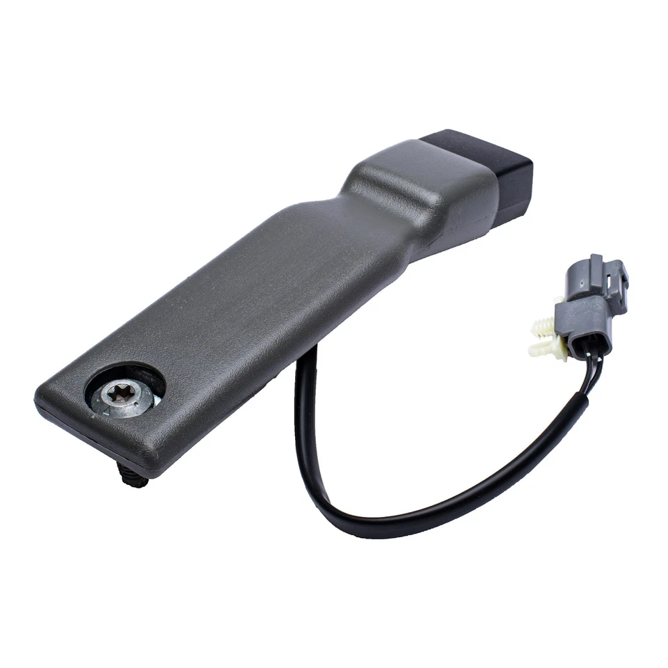 Cinturón de seguridad delantero izquierdo OEM NUEVO hebilla gris 99-07 Ford F250 F350 Super Duty Foto 2 de 4