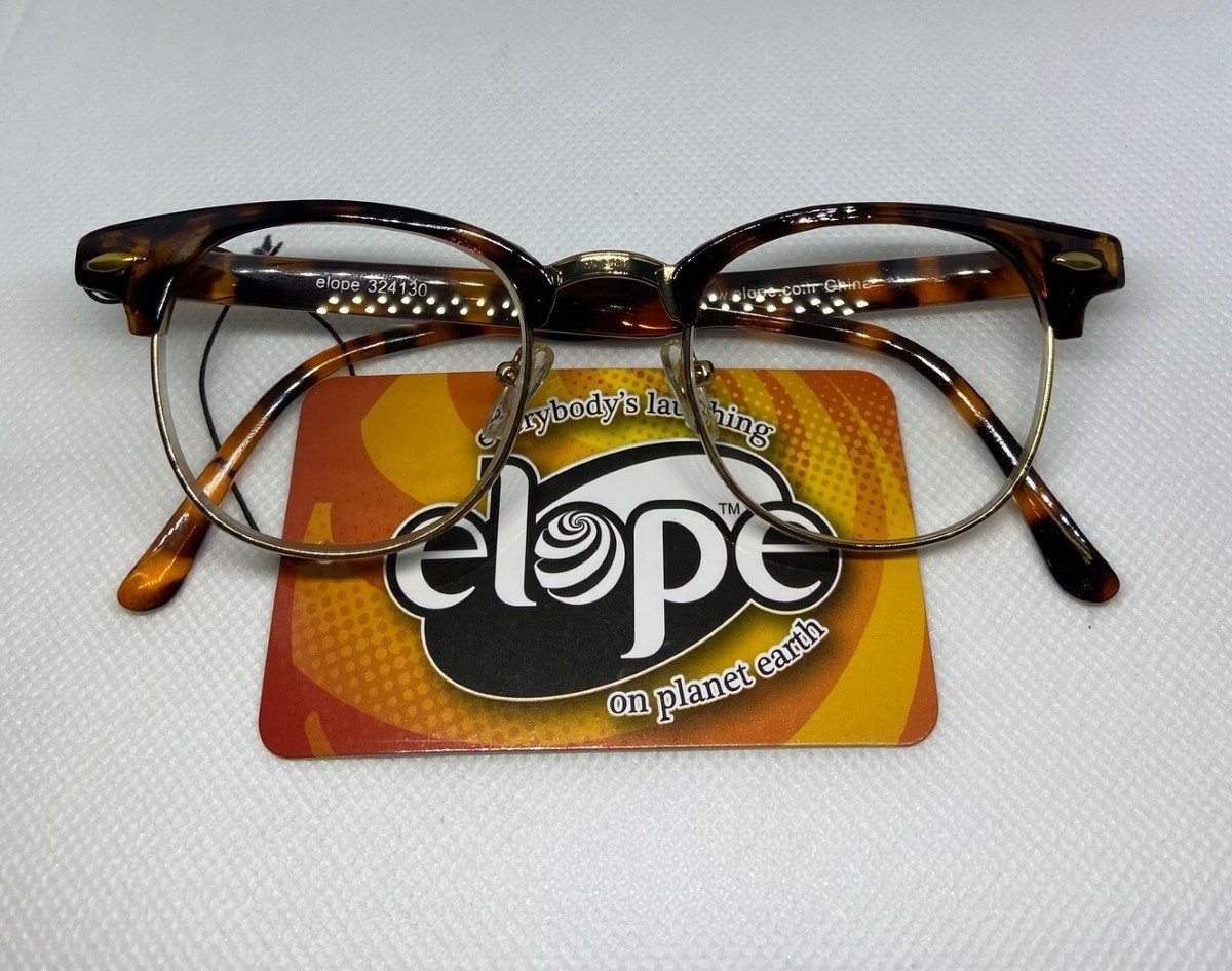 ELOPE 50'S GLASSES TORTOISESELL FRAME CLEAR LENSES SUNGLASSES