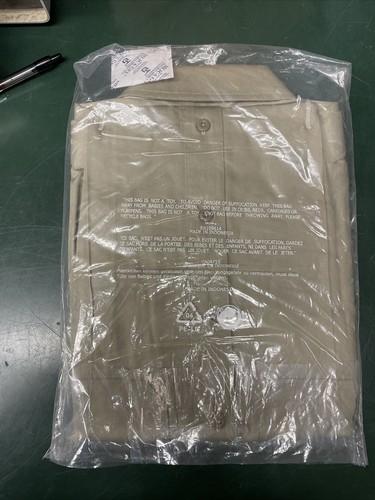 Small Reg 511 Tactical Men's Uniform Twill PDU Class A Short Sleeve Silver Tan - Picture 3 of 3