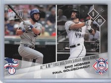 2017 Topps Now #OS-46 Eric Hosmer Royals Paul Goldschmidt Arizona Diamondbacks