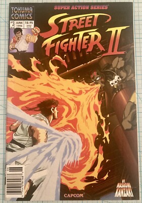 Street Fighter II #3 NM Masami Kanzaki 1994 Tokuma Comics Low Print Capcom