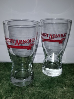 saint arnold birthday glass