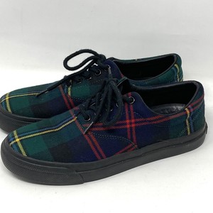 POLO RALPH LAUREN âBrynâ Tartan Plaid Sneakers Leather Insoles Womenâs Sz 8 | eBay