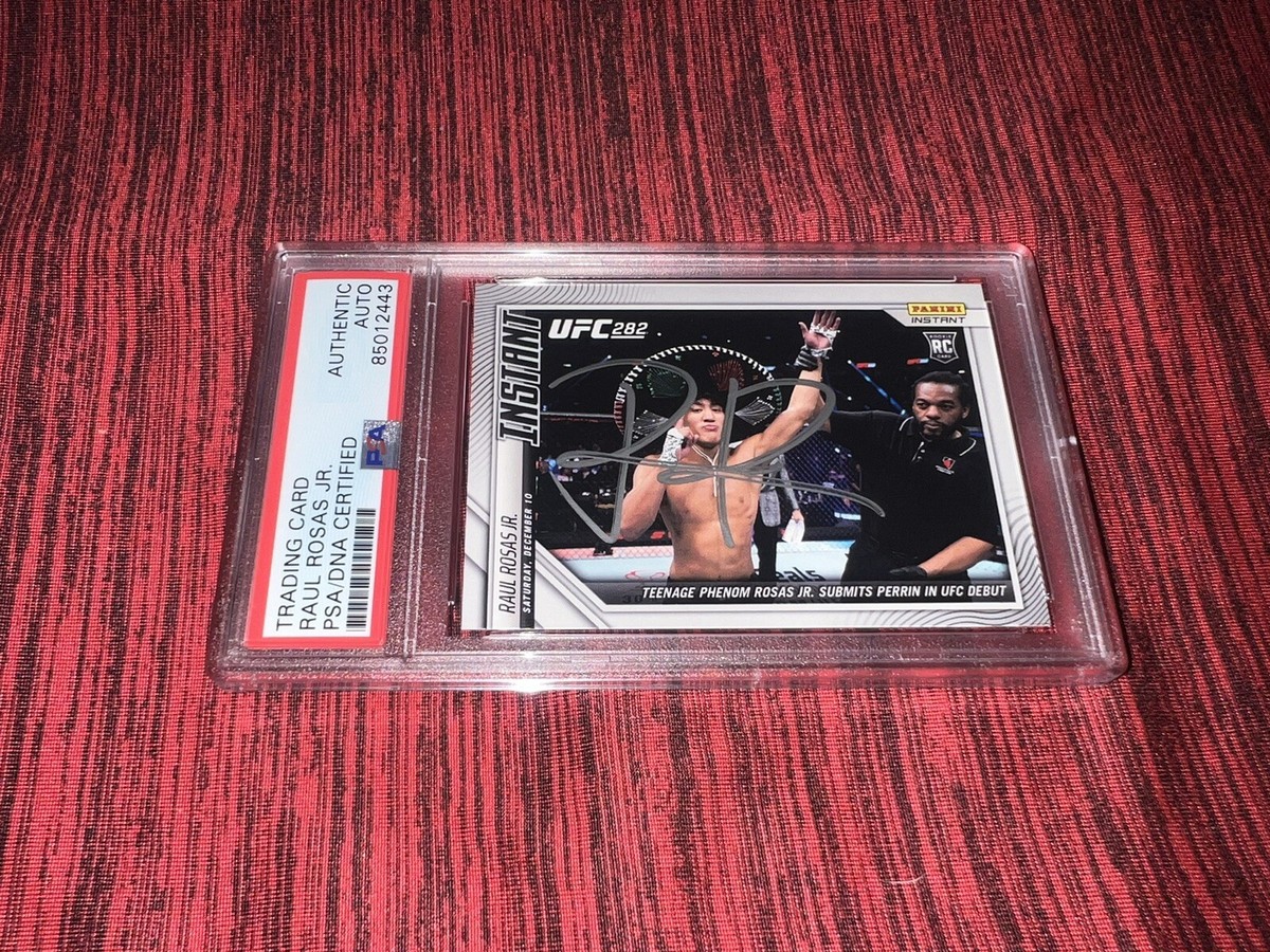 UFC　Optic　ラウル・ロサス　サインカード Raul Rosas Jr. Signed LE #65/99 UFC 2023 Reclaim RC AUTO PSA