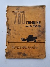 MASSEY HARRIS 780 COMBINE PARTS CATALOGUE