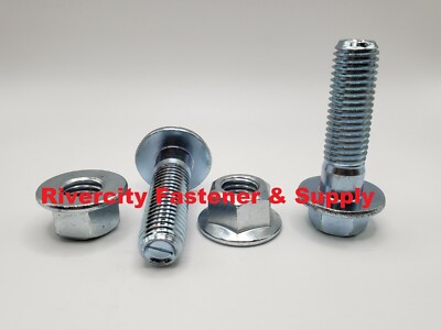 (25) M14-2.0x50 Flange Bolts DIN 6921 M14x2.0x50 Flare Screws 10.9 & Lock Nuts