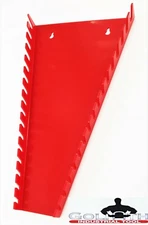 16 SLOT GOLIATH INDUSTRIAL MOUNTABLE WRENCH RACK HOLDER ORGANIZER TRAY RED