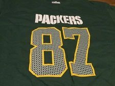 Green Bay Packers Nelson #87 Large NFL Team Apparel Shirt