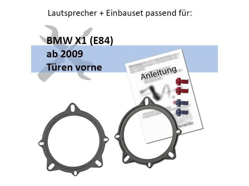 JBL Lautsprecher Paar 105 Watt 10 cm 2 Wege Koax passt für BMW X1 E84 - Bild 2 von 5