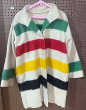 Vintage Hudson Bay Blanket Coat