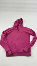 Nike Hoodie Girls Small Pink Fleece Pullover Hooded Sweatshirt Swoosh Logo