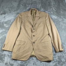 Vintage Polo Ralph Lauren Blazer Mens 44R Wool Italy Sport Coat 3 Button Preppy