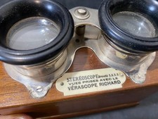 antique Stereoscope viewer Verascope Richard working