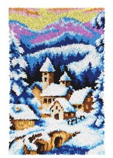 Orchidea Latch Hook Kit: Rug: Winter Village
