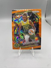 2025 WNBA Prizm Jordan Horston #37 Orange Cracked Ice