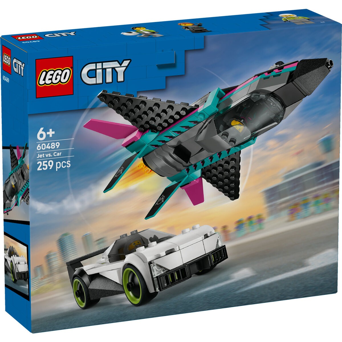 LEGO® City 60489 Düsenflieger vs. Rennauto