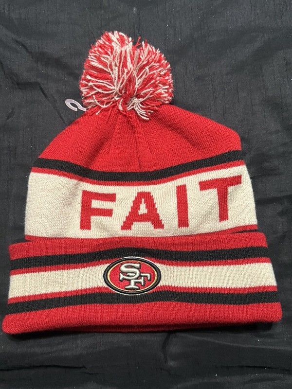 San Francisco 49Ers NFL FOOTBALL KNIT BEANIE CAP HAT Fanatics 