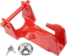 Gooseneck Trailer Hitch Lock w/ key lock Fits RV Heavy Trailers Livestock Hauler
