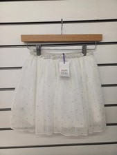 MINI CLUB GIRLS IVORY/GOLD STAR TUTU SKIRT AGE 9 - 12 MONTHS (REF 720)