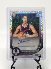 Yanic Konan-Niederhauser RC 2025-26 Bowman Chrome Autograph #BCAYK Speckle #/299