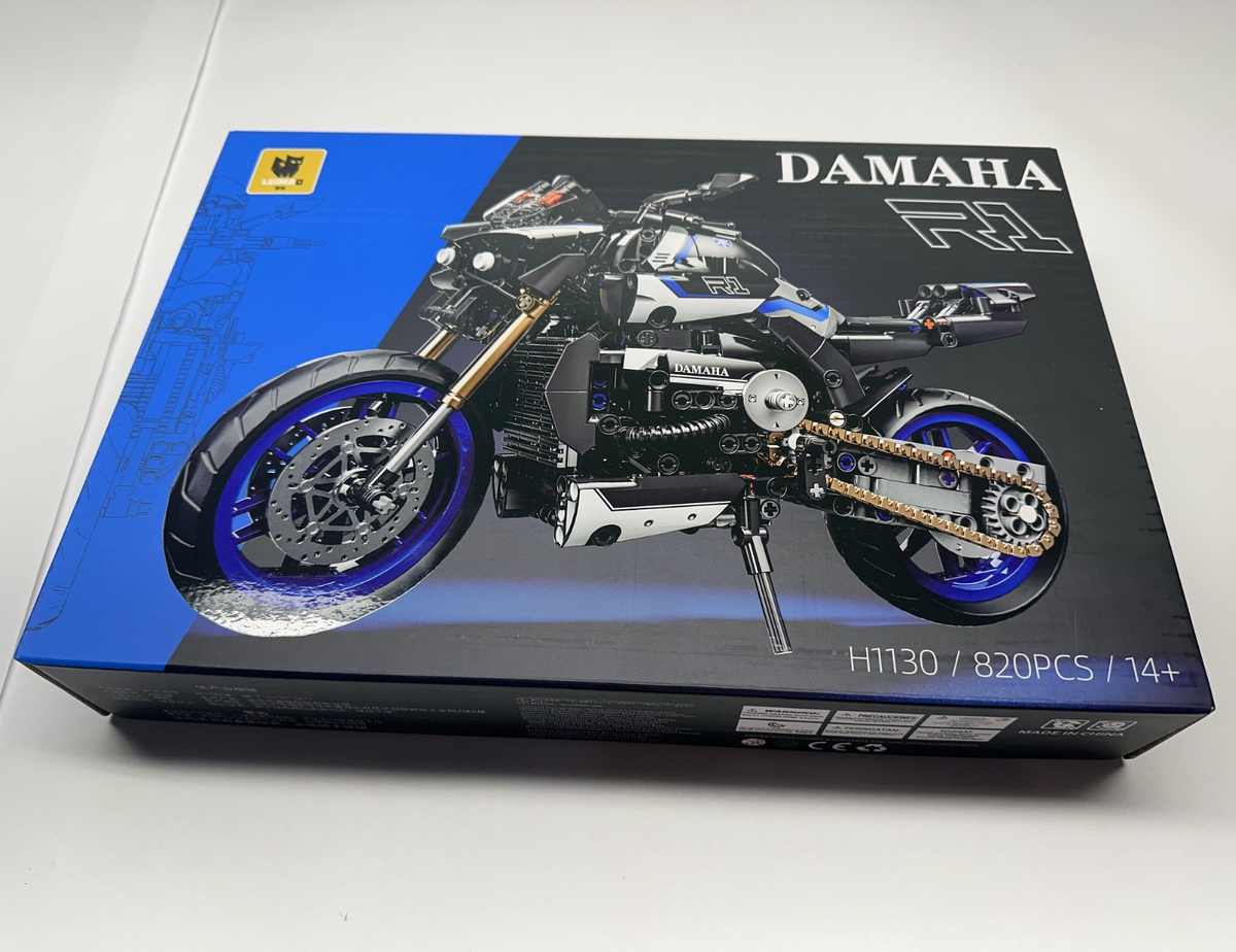 Thunder Cat 1:8 Yamaha DAMAHA R1 Motorcycle Building Kit – 820