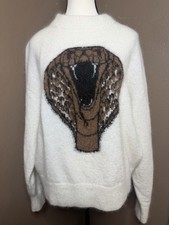 Other Stories Capsule Cobra Wool Blend Sweater in Women's Size medium
