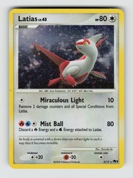 Latias 3/17 POP Series 7 Holo Rare Pokémon Card
