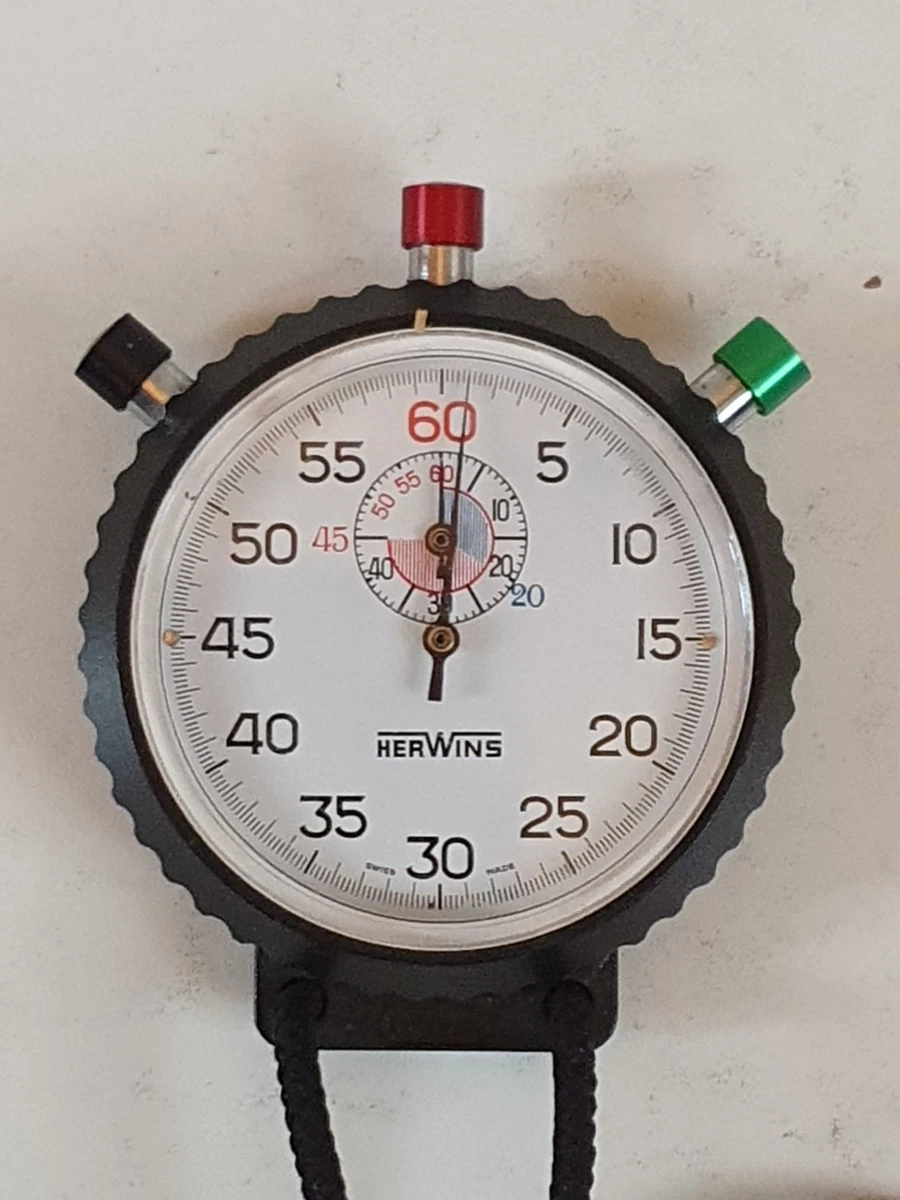 Chronomètres Sportifs Vintage - Fabriqués En France - Argenté