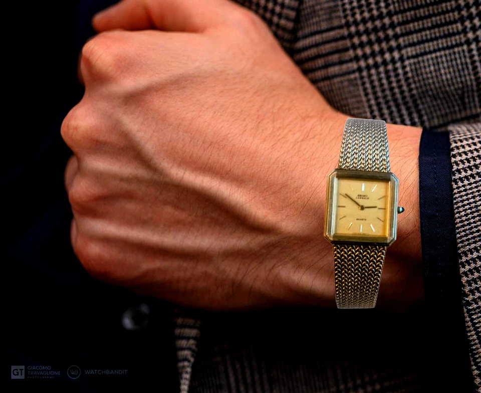 Seiko Lassale Quartz Tank Watch,Iconic Ultra-Slim '71 Japanese Elegance 14-Jewel - Image 3 of 4