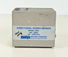 Bird Electronics 4025 Power Sensor, 100 kHz - 2.5 MHz, 3 W to 10 kW