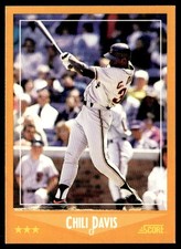 1988 Score Chili Davis San Francisco Giants #605