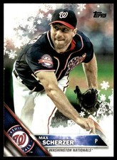 Max Scherzer 2016 Topps #HMW75 Washington Nationals FREE SHIPPING AutographDen