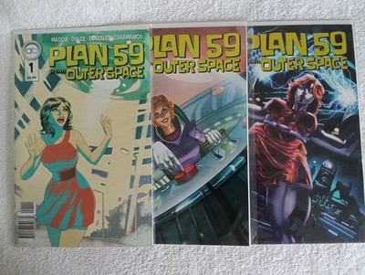 New Mint Plan 59 From Outer Space Comic Issues 1 2 3 Complete Series 