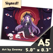 Full Blooded A5-size Print (autographed)