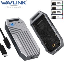 WAVLINK 40Gbps PCIe NVMe SSD Enclosure USB4 External M.2 NVMe SSD Case 2280 Size