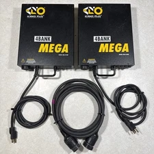 Lot Of TWO Kino Flo Mega Ballast BAL-410-M120 W/ ONE OEM CABLE *see description*