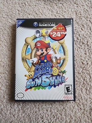 Nintendo Super Mario Sunshine - Nintendo GameCube GC NTSC-U/C E w/ Manual Case