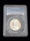 1954 Franklin Silver Half Dollar PCGS Graded MS65FBL #42272121