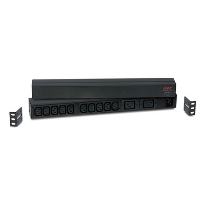 APC NetShelter Basic Rack PDU, 1U, 16A, 208 & 230V, 10 C13 and 2 C19 outlets