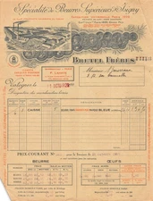 1920 SUPERIOR BUTTER D ISIGNY BRETEL FRERES A VALOGNES