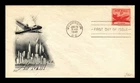 US COVER AIR MAIL 5C FIRST DAY ISSUE SCOTT C37 LOWRY ARISTOCRATS CACHET
