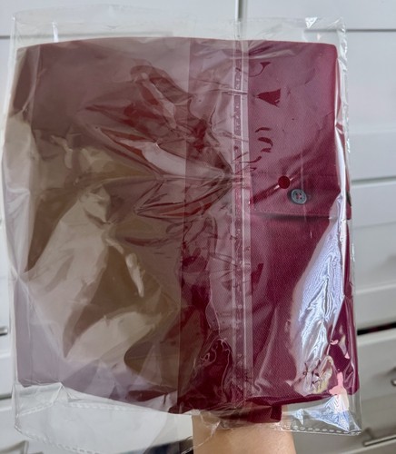 Polo Tommy Hilfiger donna taglia SP vestibilità classica misto cotone elasticizzato bordeaux - Foto 6 di 6