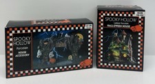 Spooky Hollow Lighted Halloween House House Accessory-1996-NEW
