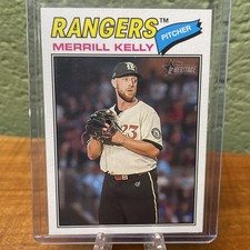 2026 Topps Heritage, Merrill Kelly SP Variation Rangers ￼