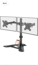 Mount Pro Dual Monitor Stand, Fits 2 Screens Up To 27 In. VESA 75 X 75,100 X 100