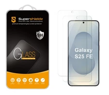 [2-Pack] Supershieldz Tempered Glass Screen Protector for Samsung Galaxy S25 FE