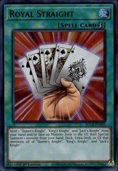 Royal Straight BLCR-EN002 Ultra Rare 1st Edition Battles of Legend: Crystal Revenge